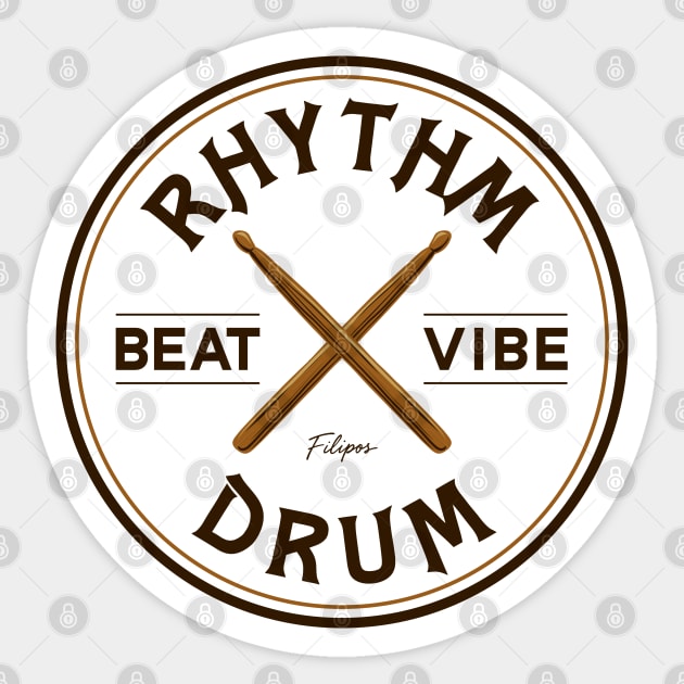 Rhythm & Vibe. Light Edition Sticker by filiposwear